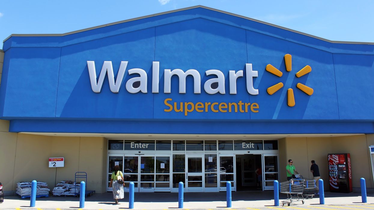 exterior of a walmart store in ontario