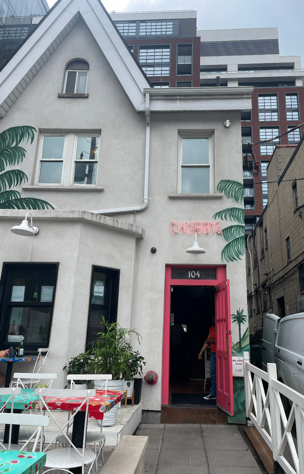 Exterior of Chubby's Toronto.