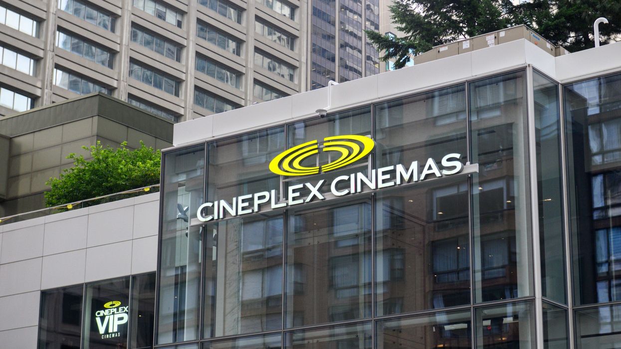 exterior of cineplex theatre in canada