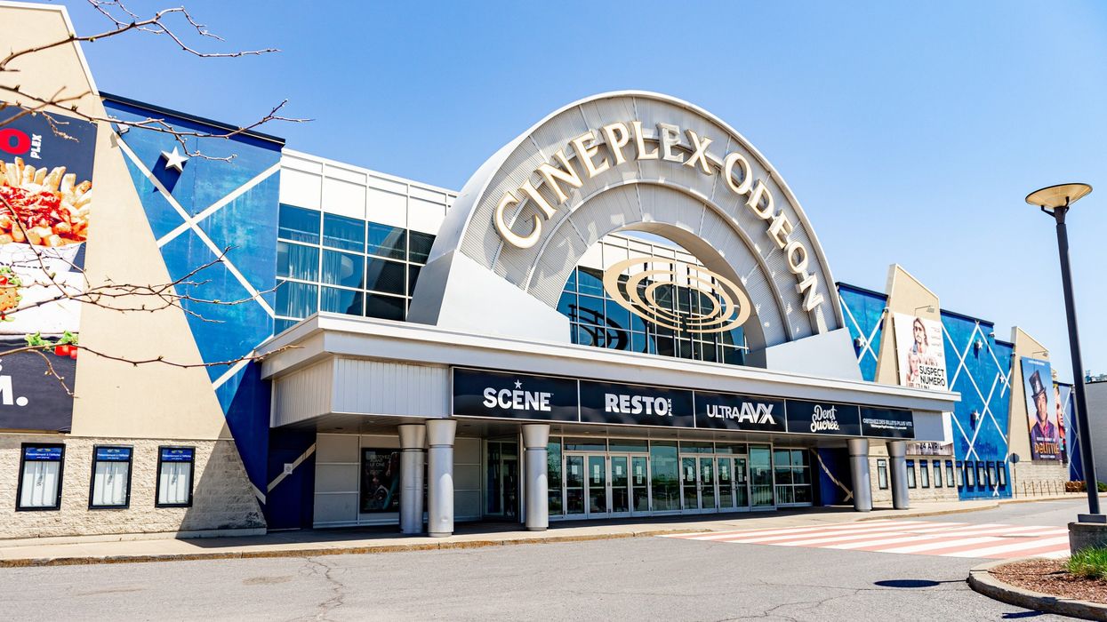 exterior of cineplex theatre in canada