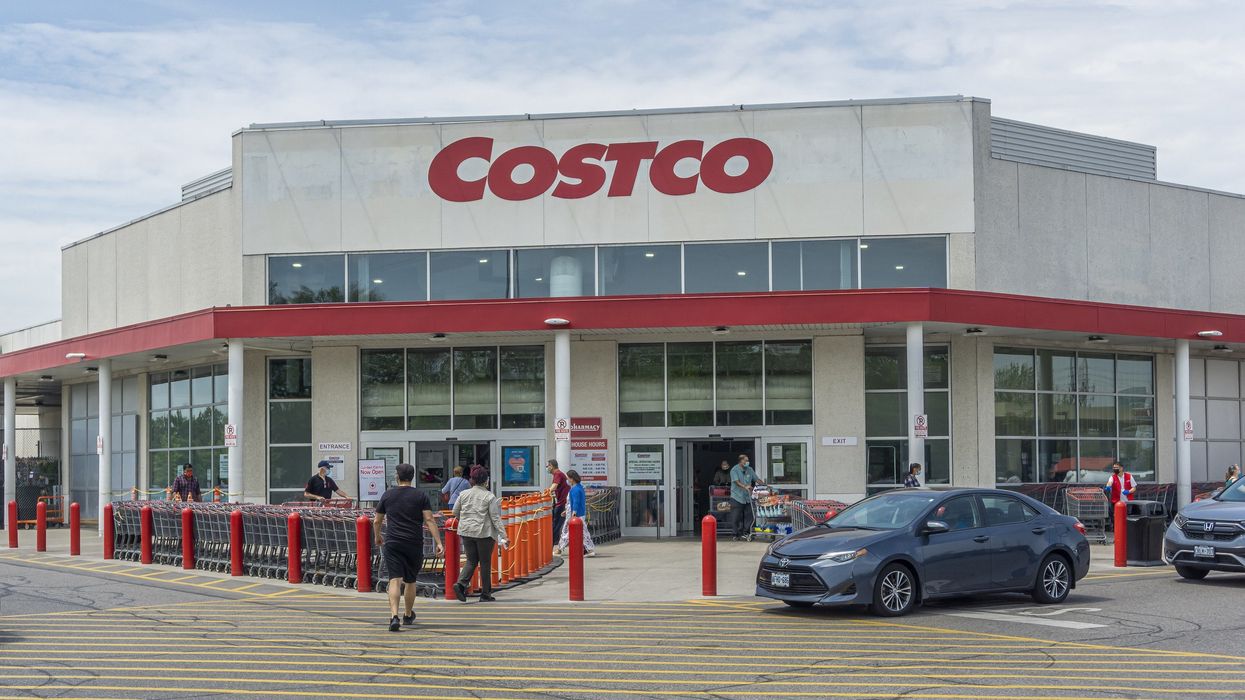 exterior of costco warehouse in canada