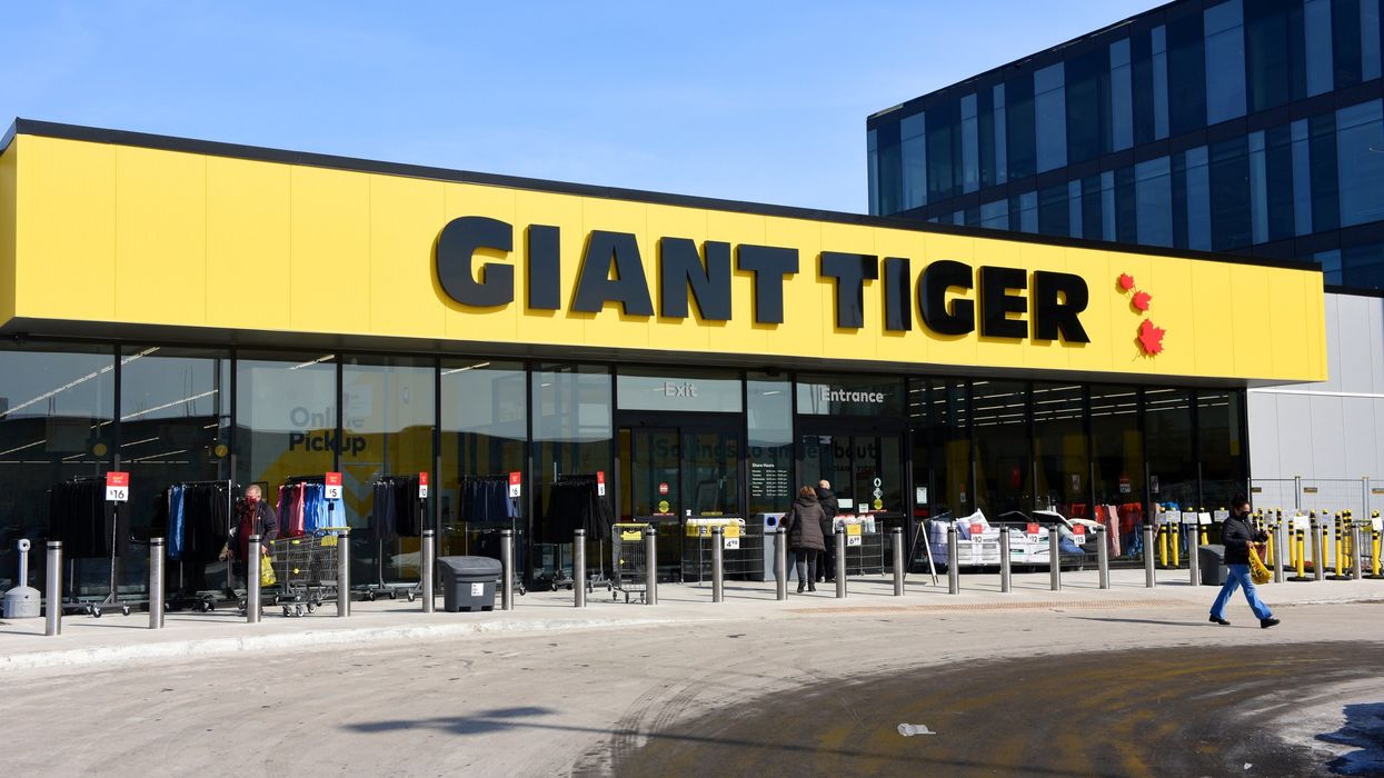 exterior of giant tiger store in ottawa, ontario