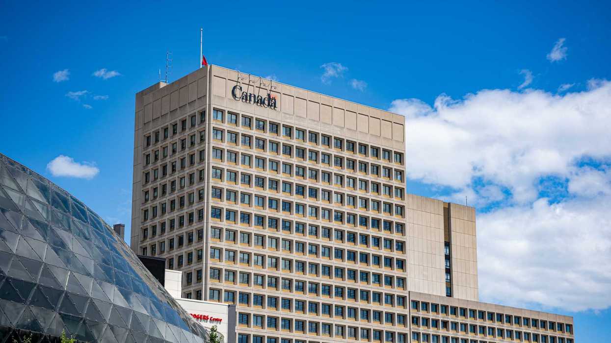 exterior of government of canada building with sign