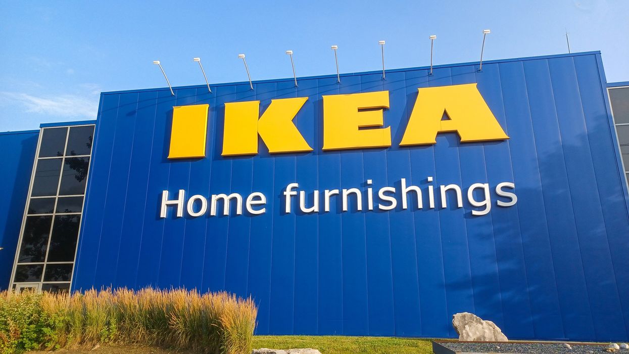 exterior of ikea store in canada