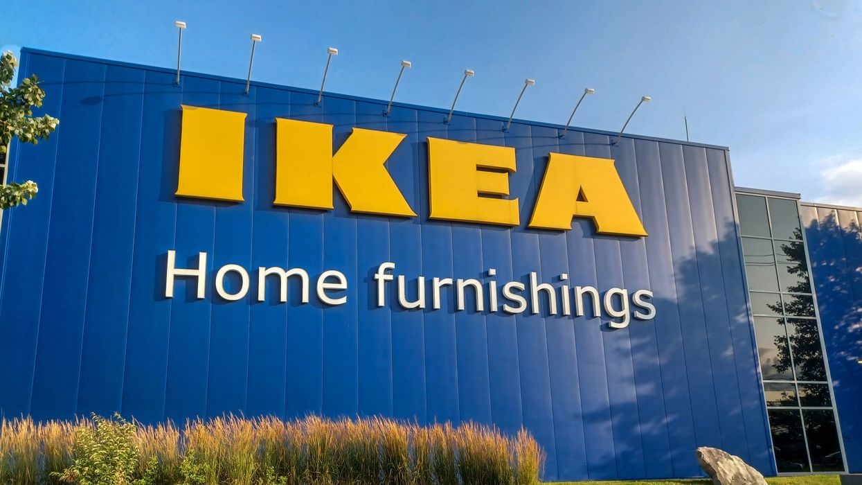 exterior of ikea store in toronto