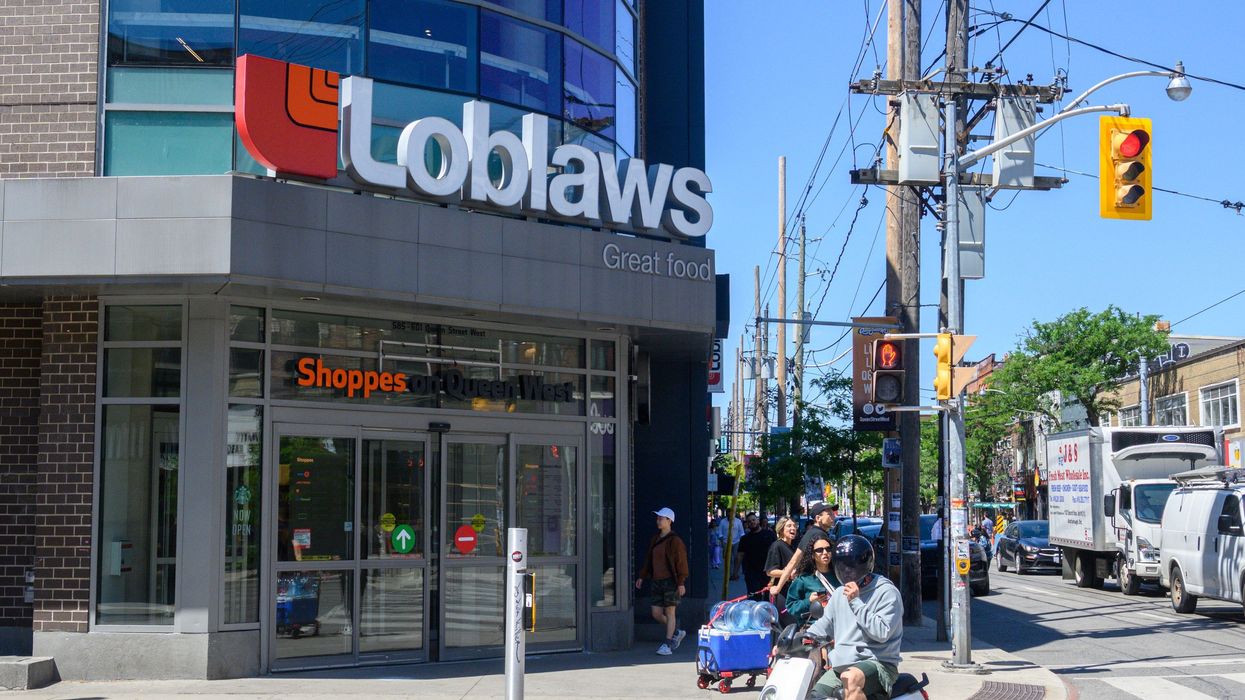 exterior of loblaws grocery store in toronto