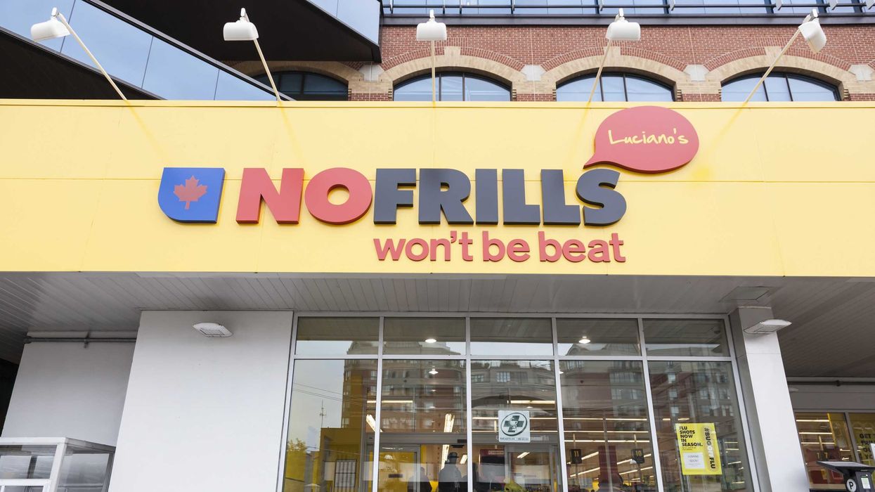 exterior of no frills store in toronto, ontario