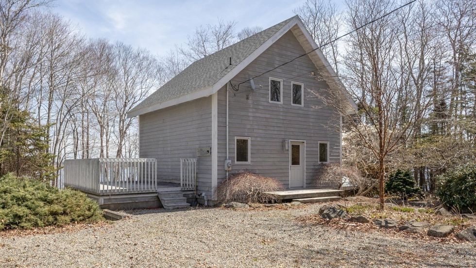 Exterior of the house for sale in Nova Scotia.