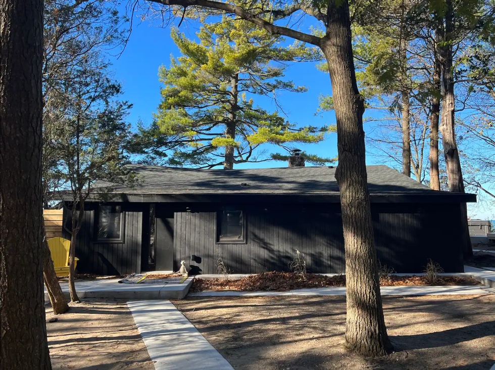 Exterior of the main cabin.