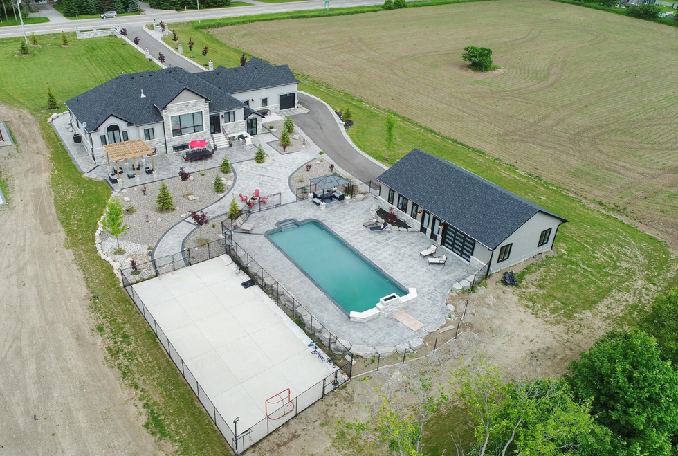 Ontario Mansion With Indoor Hockey Rink Is The Most Canadian House Ever