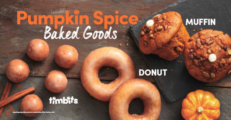 Tim Hortons Fall Menu 2019 In Canada Launches This Week With Pumpkin Spice Everything Narcity