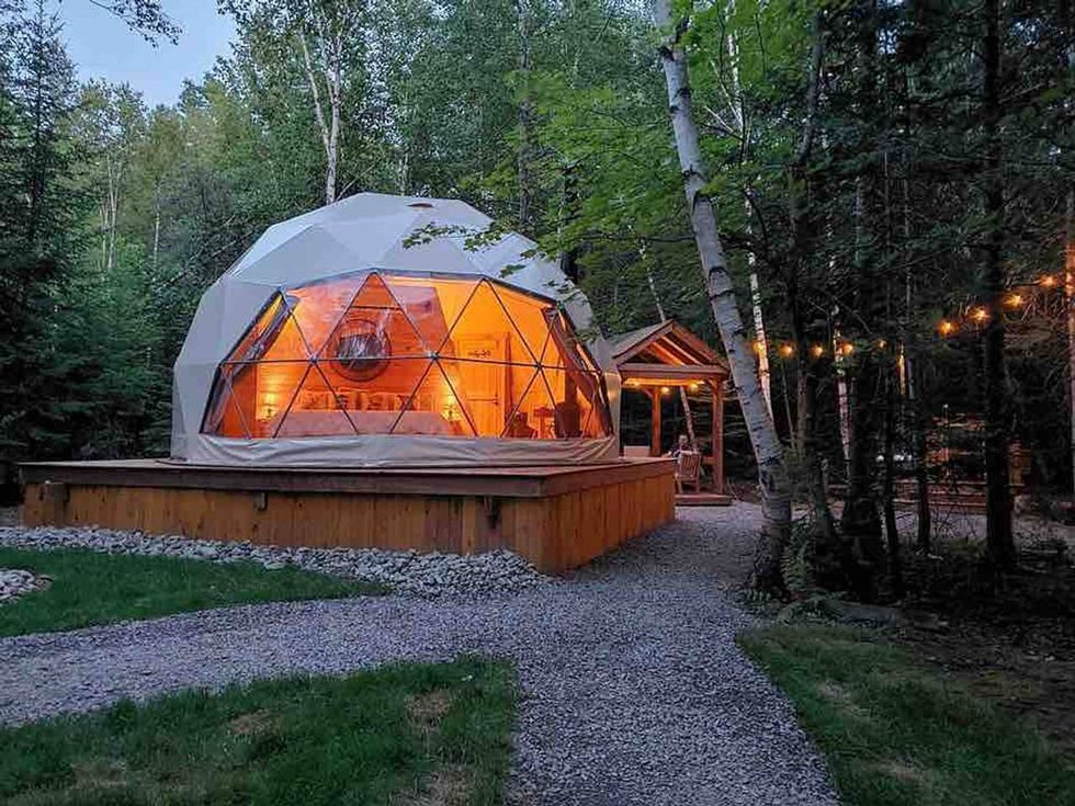 This Glamping Dome In New Brunswick Makes The Perfect Fall Getaway