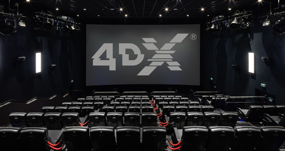 Edmonton 4dx movie theatre with moving seats fog rain effects is