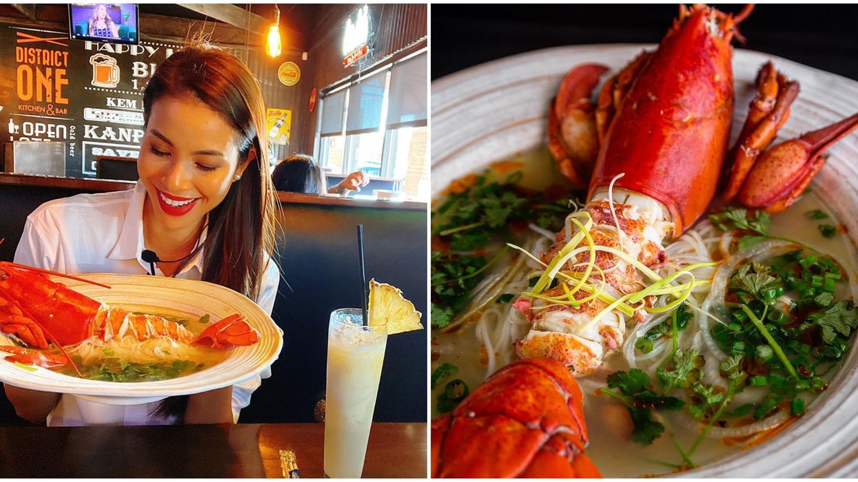 For real kitchens and bars This Restaurant Serves Lobster Pho In Las Vegas With A Whole Lobster In It - Narcity