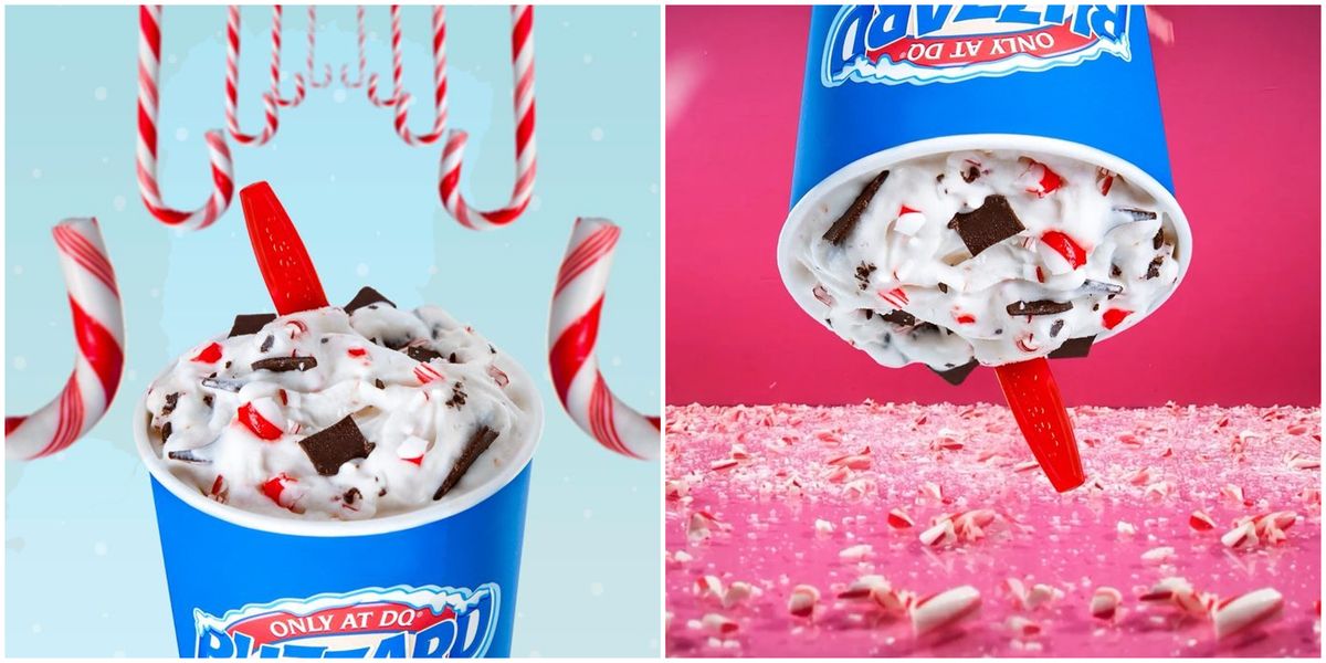 Dairy Queen's Candy Cane Blizzard Is Finally Back And It Tastes Like