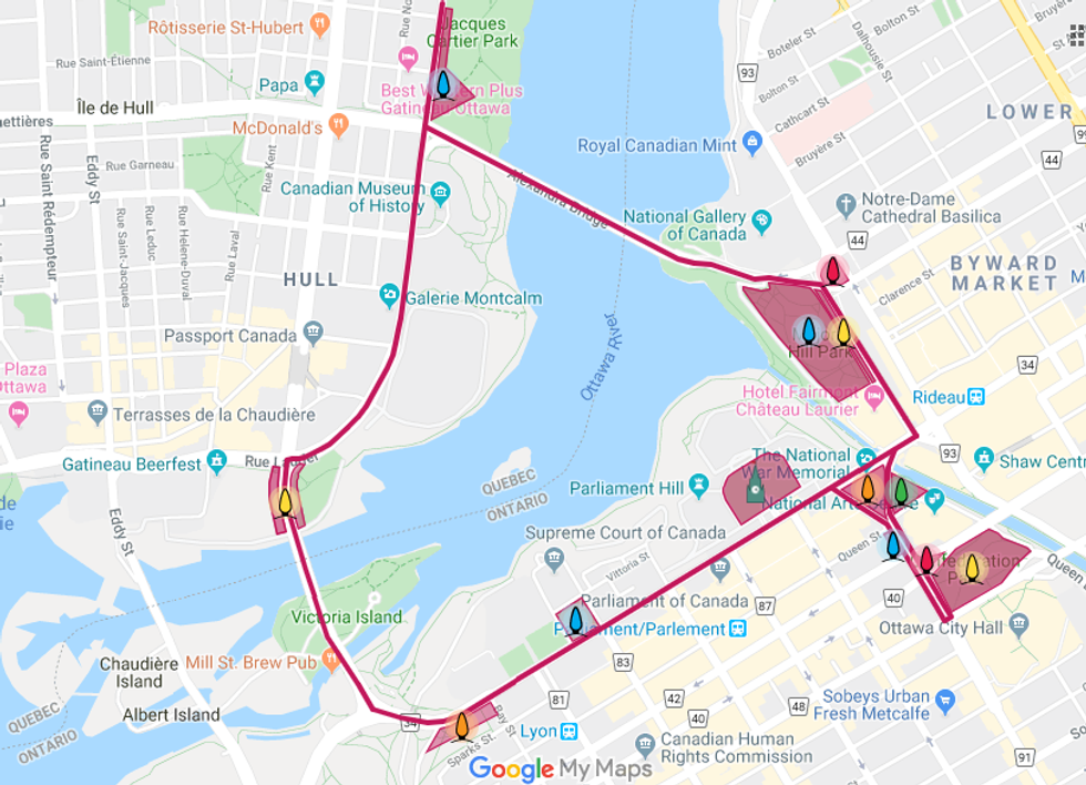 Les Lumières de Noël au Canada à Ottawa valent vraiment le détour ce