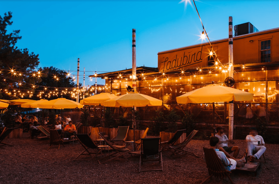 Lady Bird Grove & Mess Hall In Atlanta Has Boho Heated Tents To Keep