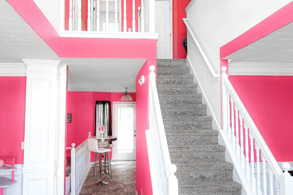 The Best Atlanta Airbnb Is An All Pink Rental At Just 13 Per Person