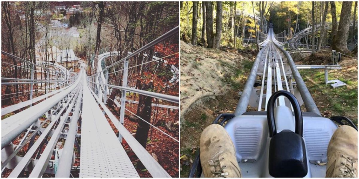 Alpine Coaster Banner Elk Wilderness Run Alpine Coaster Banner Elk Nc