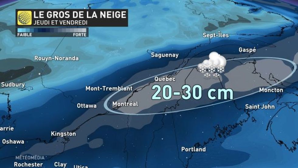 Un cocktail météo s'amène au Québec et Environnement Canada émet un