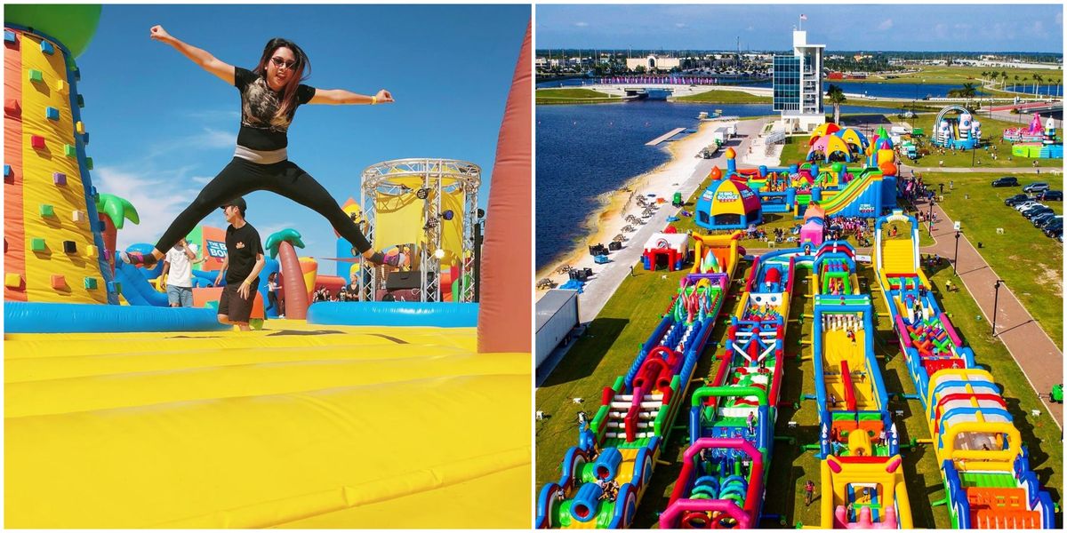 The World's Biggest Bounce House Is Back In California And It's Better