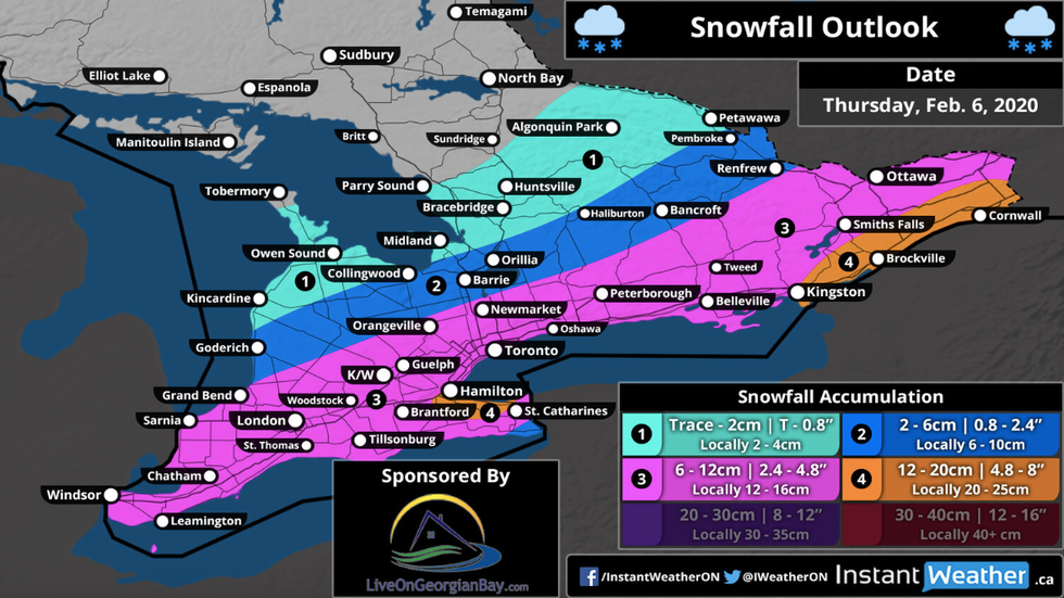 An Ontario Storm Is Expected To Hit Most Southern Regions And Make