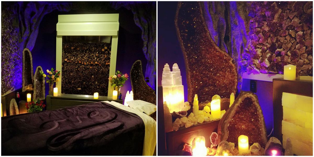 The Best Spas In Washington State Are Salt Caves Studded With Amethyst