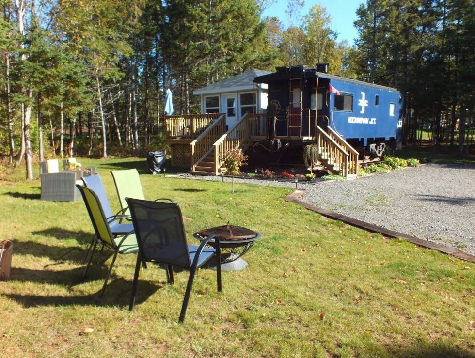 This Unique Train Airbnb In PEI Actually Used To Ride The Rails Narcity