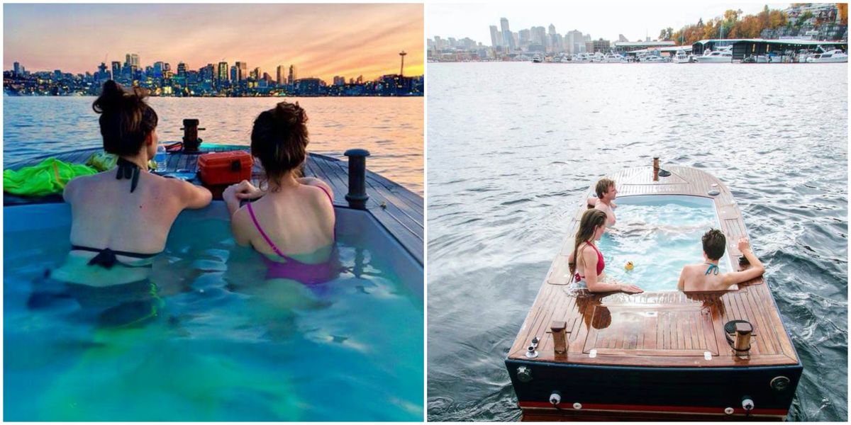 Unique Seattle Experiences Should Include This Hot Tub Boat Rental On
