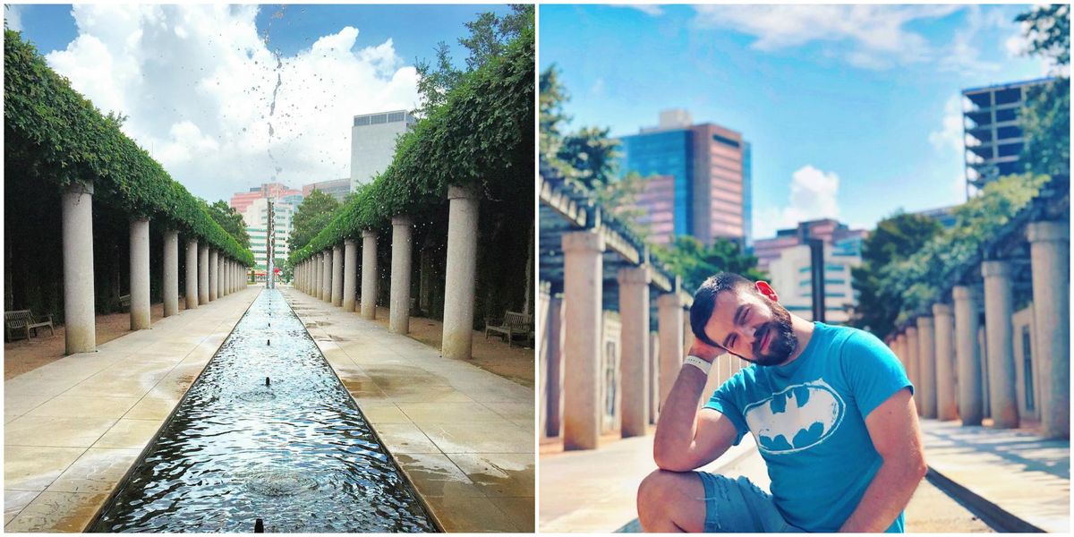Houston's Best Hidden Waterfall Park Is Perfect For Relaxing Narcity
