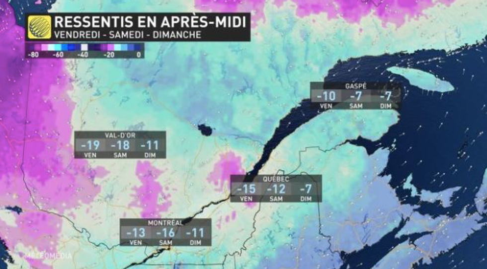 La météo au Québec va chuter ce weekend et atteindre près de 20 C Narcity