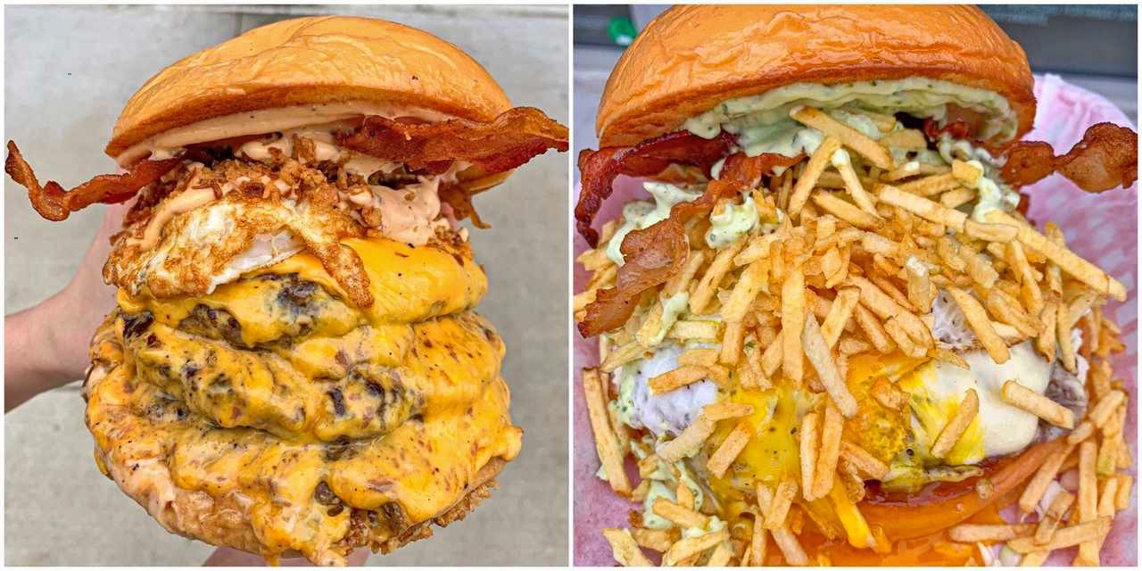 Massive Burgers Near Houston Come Loaded With Fries & Crazy Toppings