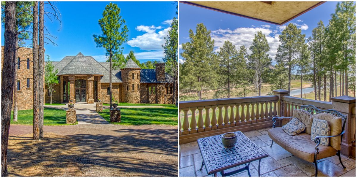 Mansion In Flagstaff Has Waterfront Property & Mountain Views Narcity