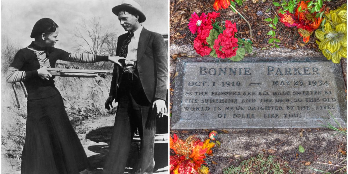 Bonnie & Clyde's Burial Sites Are In Dallas, Texas Narcity