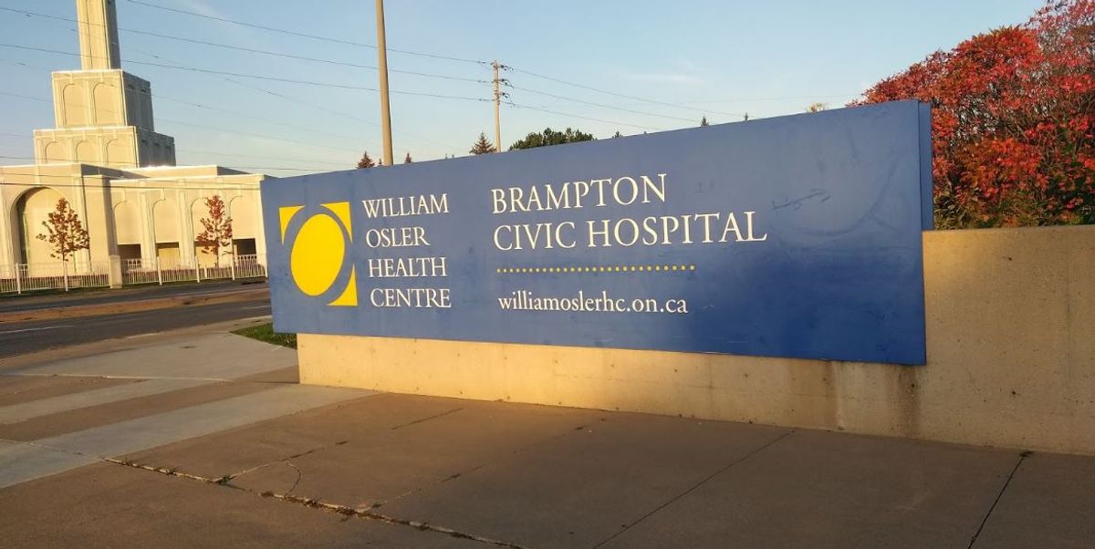 Brampton Civic Hospital Employee Is Ontario's First Health Worker To