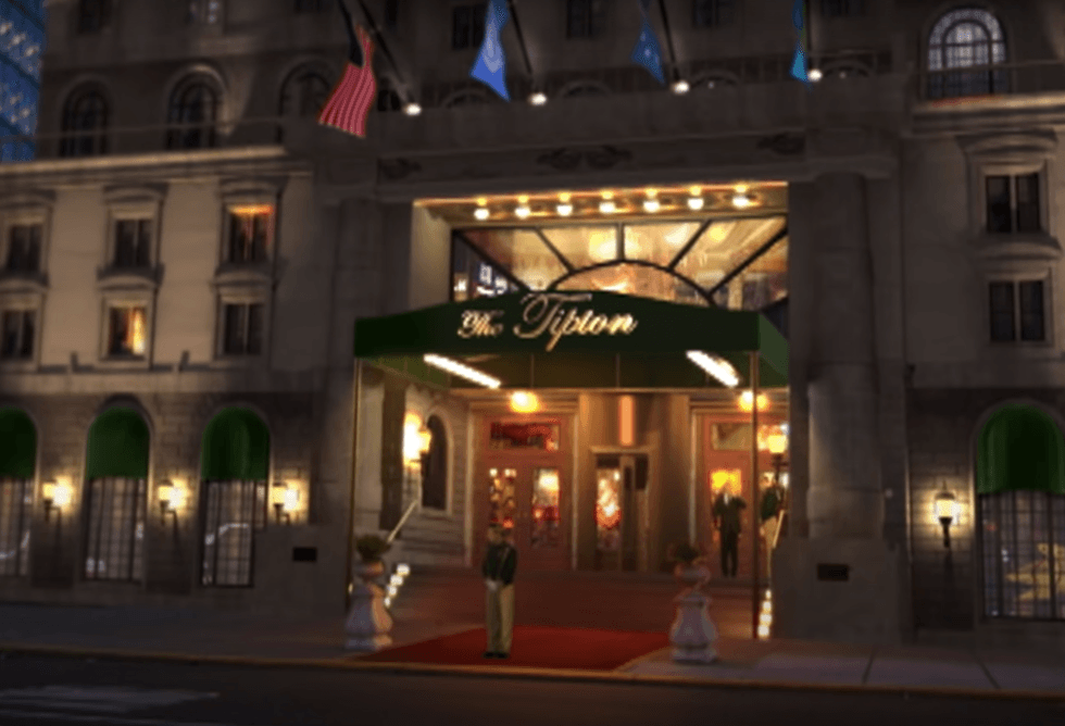The Suite Life Of Zack & Cody Tipton Hotel Exterior Is Shot At A