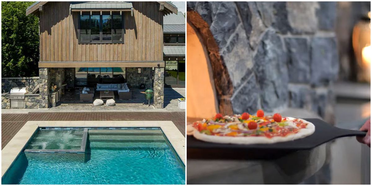 Vancouver House For Sale With A Pool & Pizza Oven Is Made For Summer