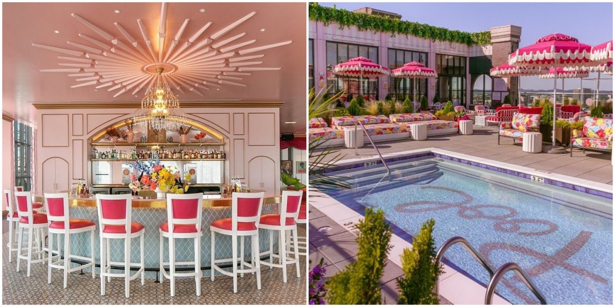 The Graduate Hotel In Nashville Dolly Parton Themed Roof Top Bar Is