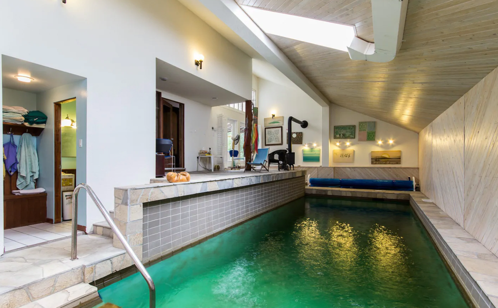 Airbnb Near Toronto With A Pool Also Has A SpringFed Pond You Can Swim