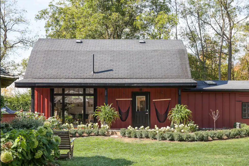 A Barn Airbnb In Ontario Is Rustic On The Outside And Elegant On The