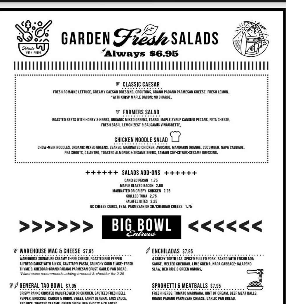 El Furniture Warehouse In Calgary Has A Brand New 8 Menu & It's