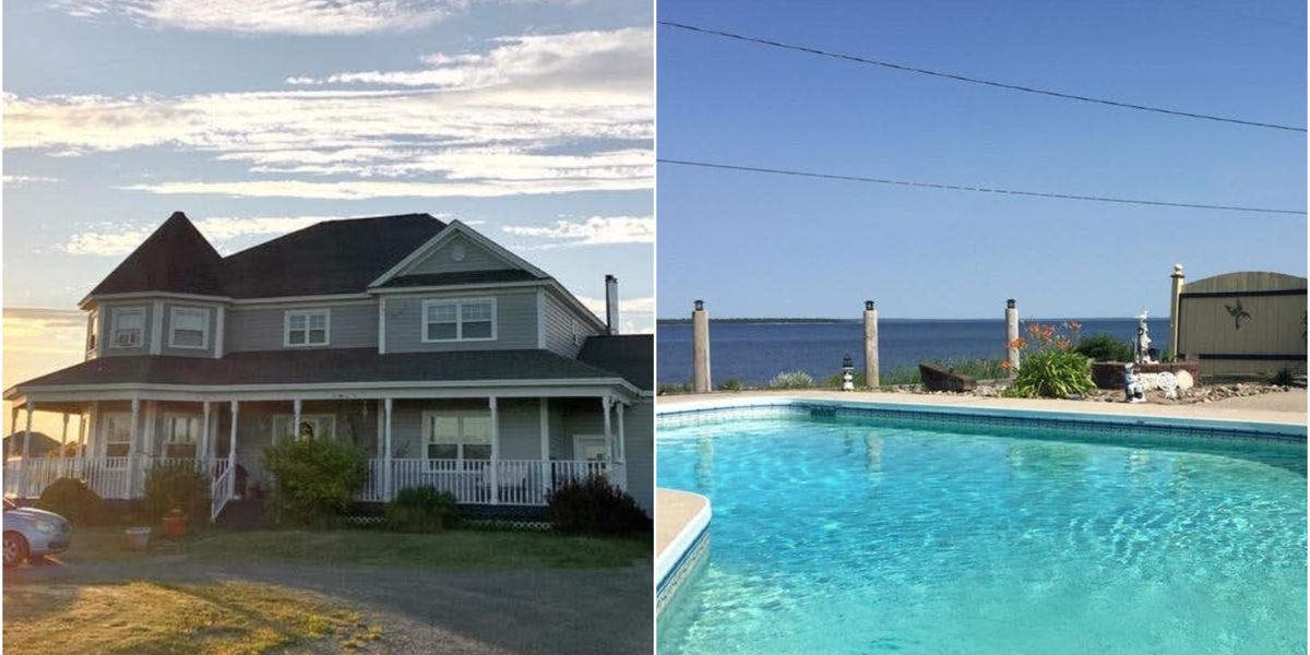 House For Sale In New Brunswick Has A Huge Infinity Pool & It Costs Under 500K Narcity