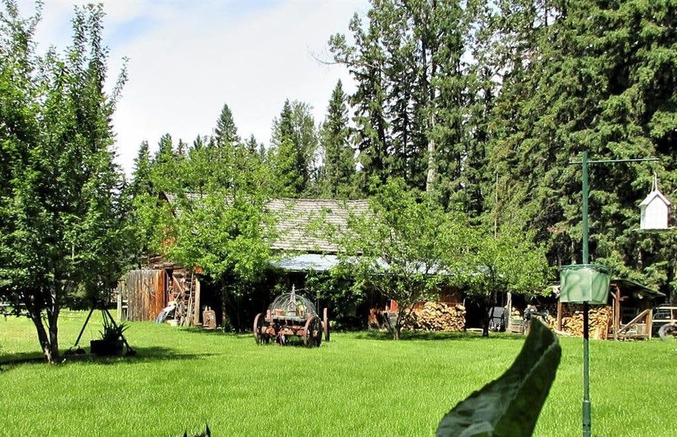 This Enchanting Cabin For Sale In Alberta Is On 9 Acres Of Land & Is