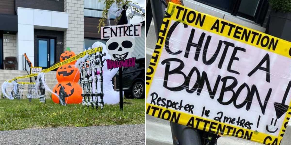 Contactless Candy System For Halloween Was Invented By A Canadian Amid