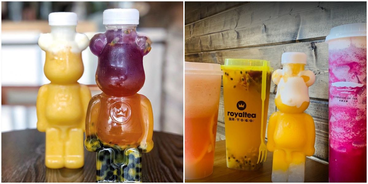 Royaltea Calgary's Teddy Bear Bubble Teas Will Cheer You Up No Matter