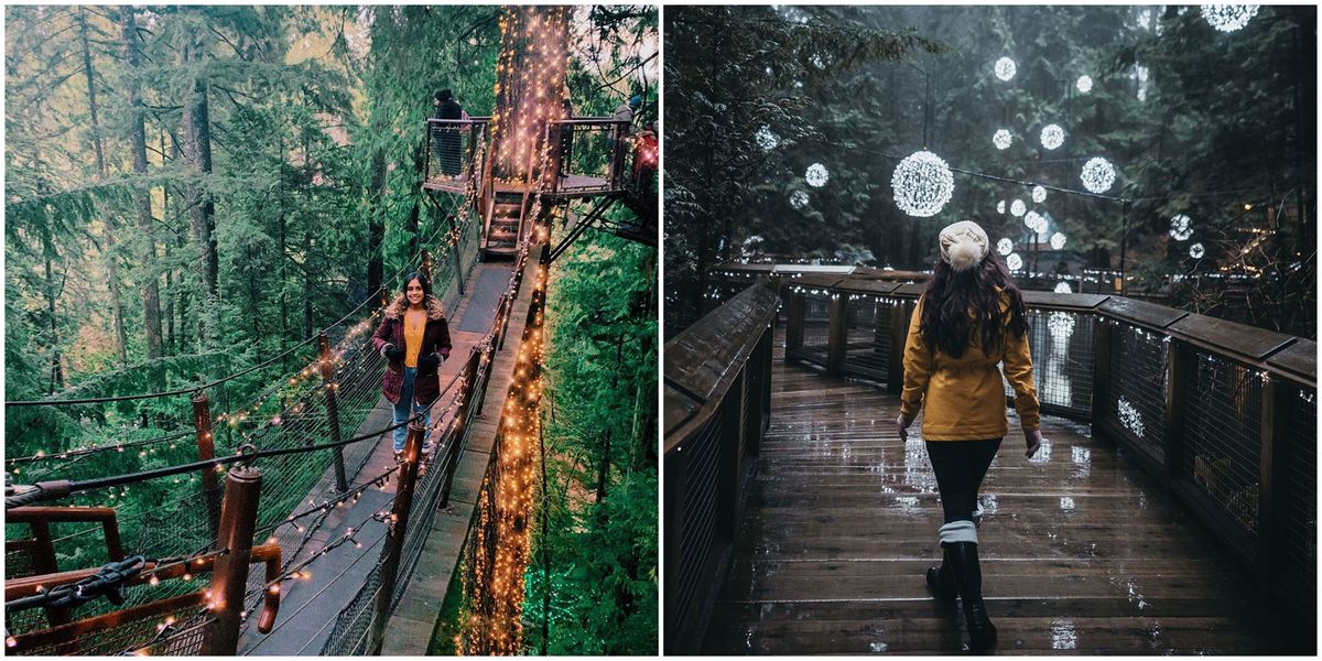 Capilano Suspension Bridge Holiday Lights Are Officially On For 2020