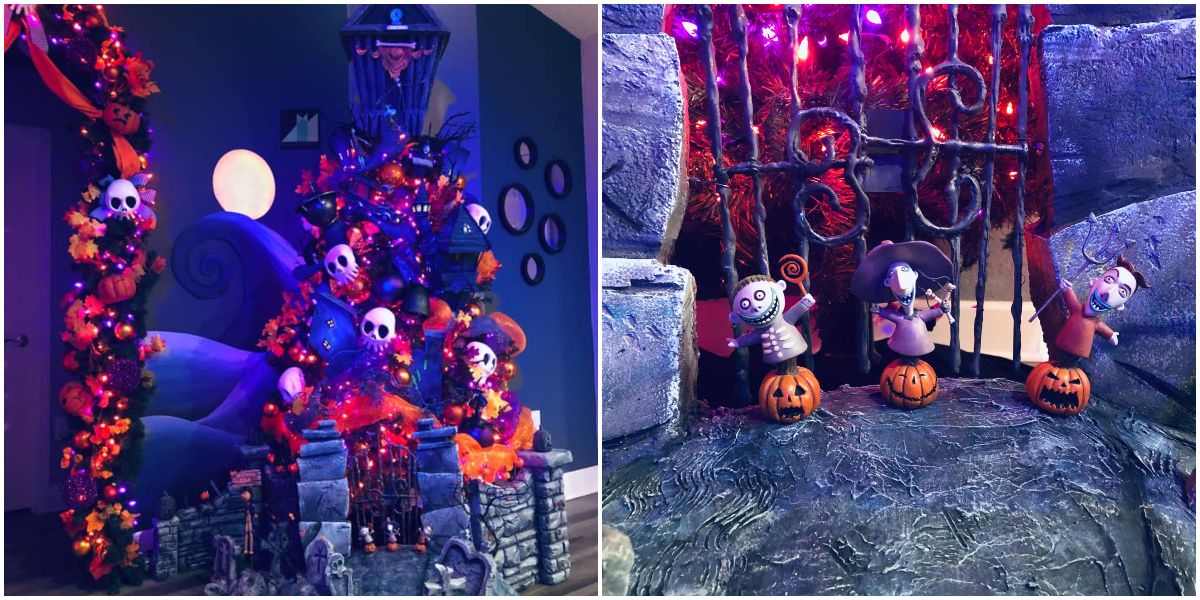 Nightmare Before Christmas Halloween Tree Made By Florida Man Is ...