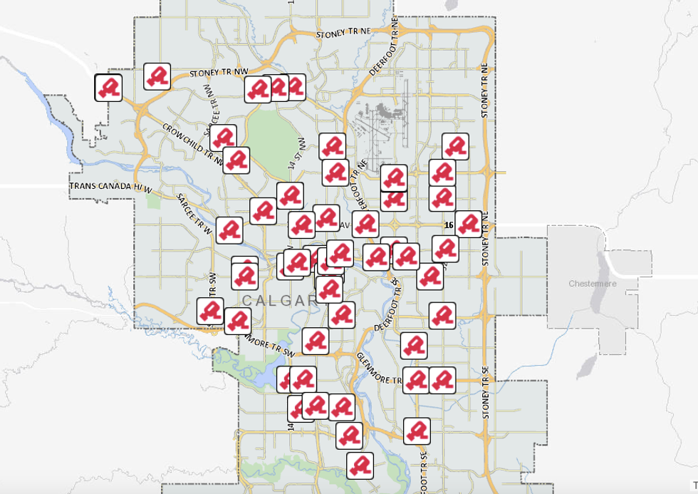New Photo Radar Locations In Calgary Have Been Released By The Police
