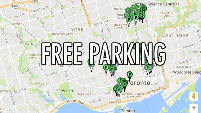 This Interactive Map Shows All The Places Where You Can Park For Free