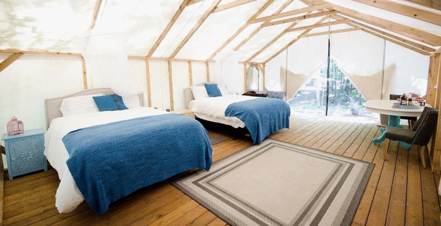 You Need To Go Glamping At This Unreal Luxury Campsite 1 Hour From
